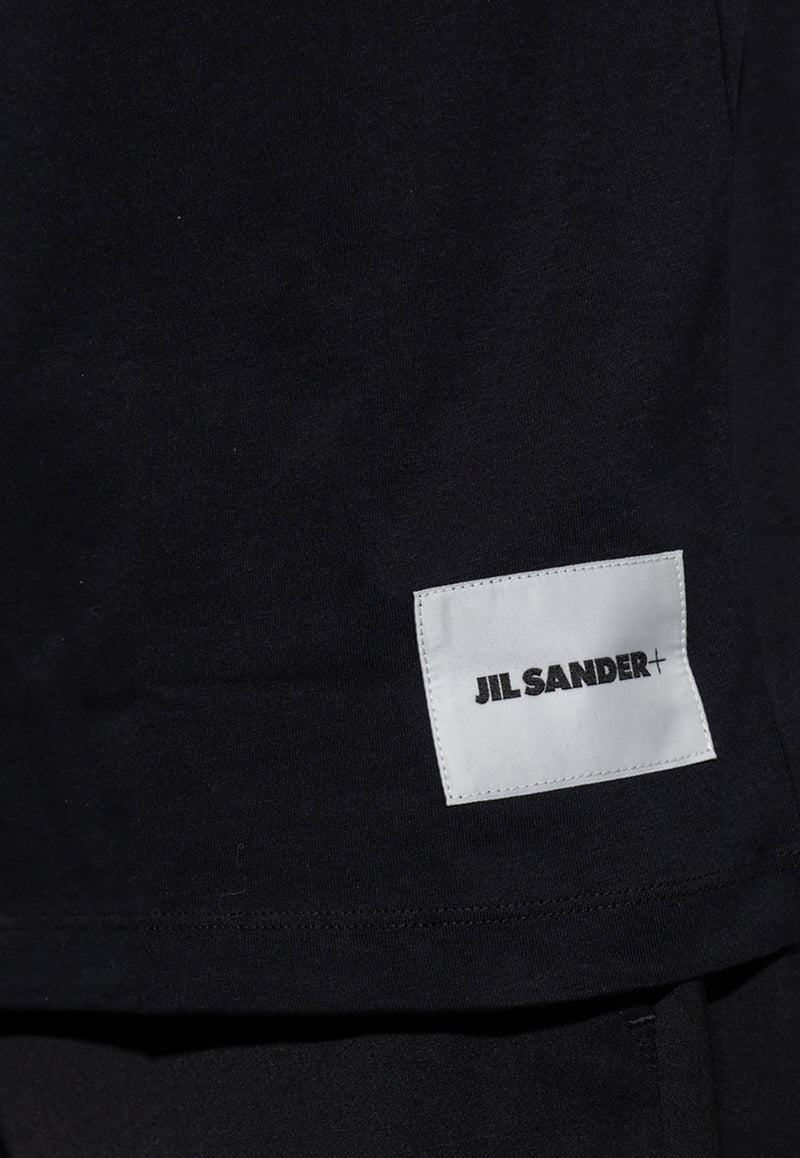 Jil Sander Logo Patch T-shirt - Set of 3 Black J47GC0001 J45048-001