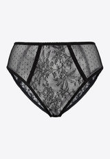 Dolce 
Gabbana High-Waist Lace Briefs Black O2C71T ONL28-N0000