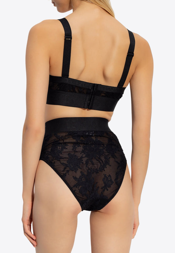 Dolce 
Gabbana High-Waist Lace Briefs Black O2C97T HLM37-N0000