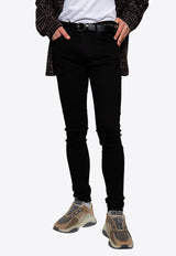 Amiri Vintage-Effect Skinny Jeans Black PXMD002 0-001