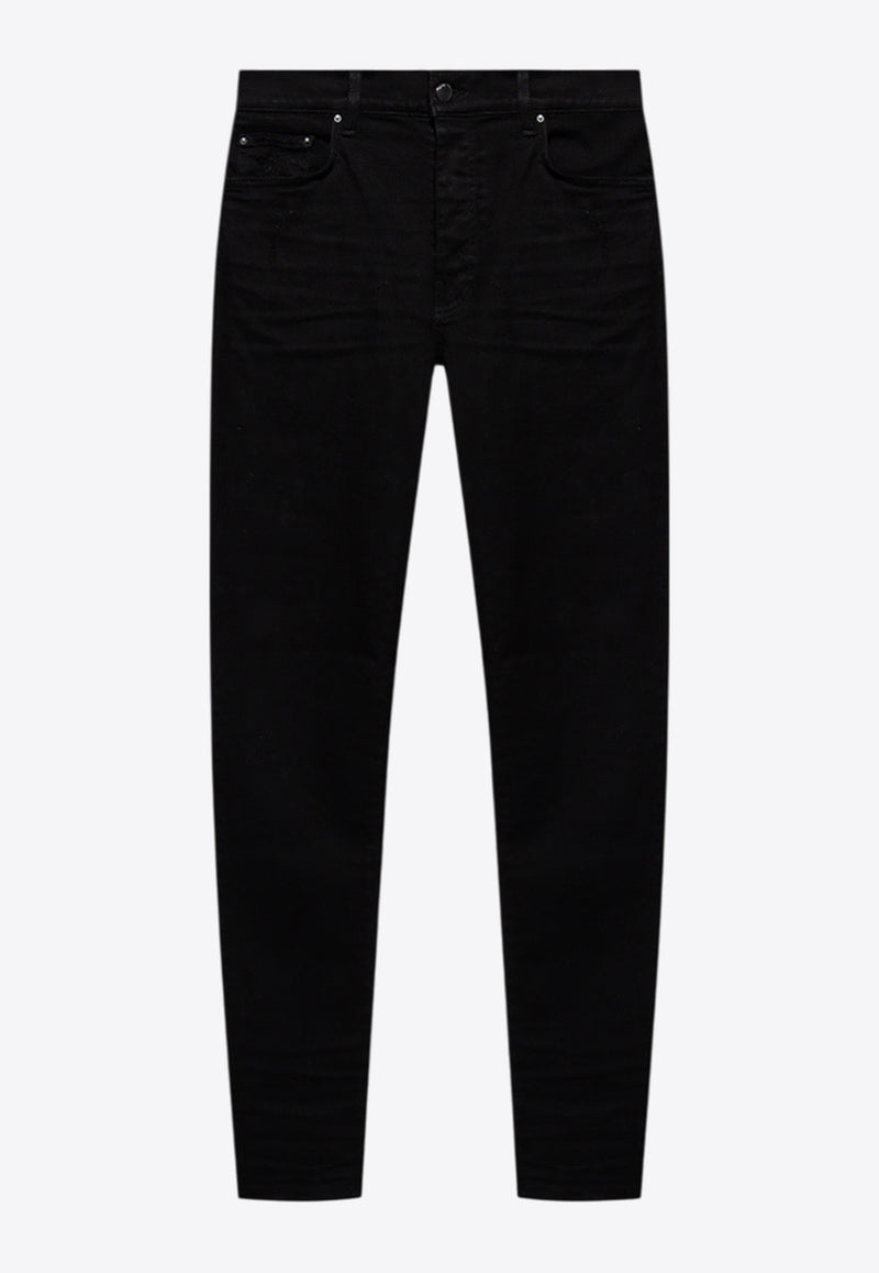 Amiri Vintage-Effect Skinny Jeans Black PXMD002 0-001