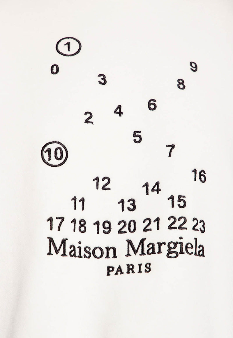 Maison Margiela Logo-Printed Crewneck Sweatshirt S51GU0118 S25540-101