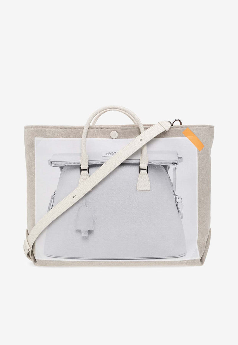 Maison Margiela Trompe l
oeil 5AC Tote Bag SB3WC0001 P4777-H9202