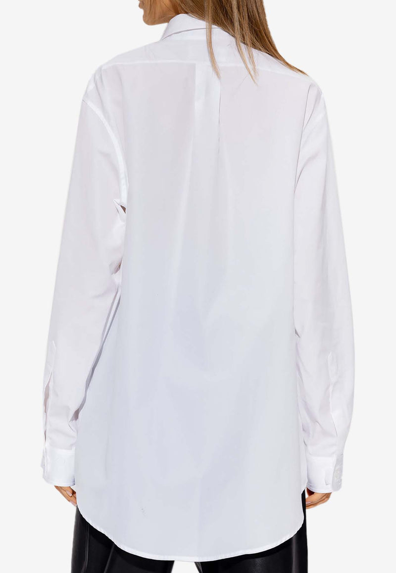 Maison Margiela Oversized Poplin Shirt with Four Stitches SI0DL0001 S52245-100