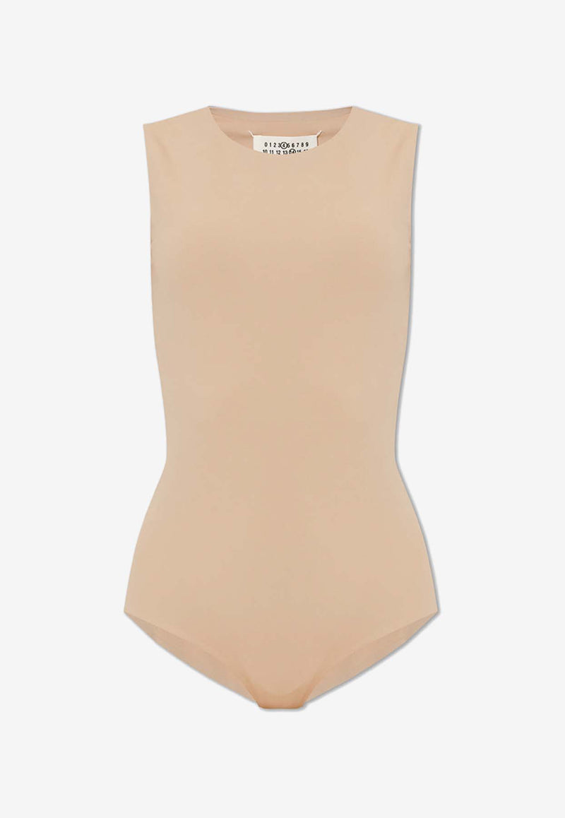 Maison Margiela Sleeveless Crewneck Bodysuit with Four Stitches SI0NA0001 S23976-121