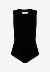 Maison Margiela Sleeveless Crewneck Bodysuit with Four Stitches SI0NA0001 S23976-900