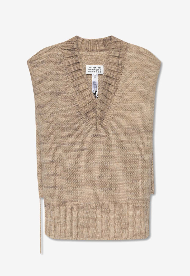 Maison Margiela Botanical Dye Knit Oversized Vest SI0TH0001 S17802-119M