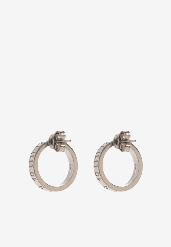 Numerical Silver Earrings