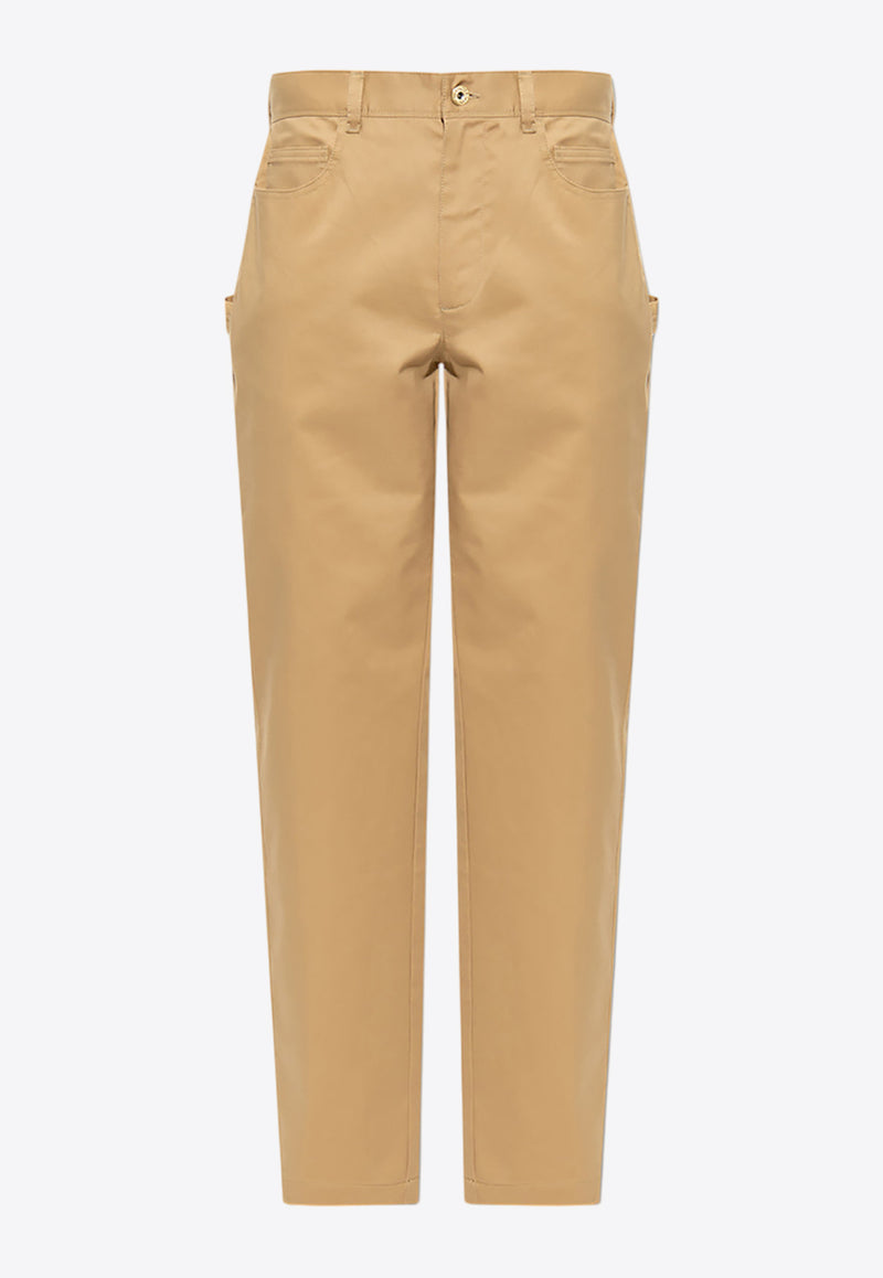 JW Anderson Straight-Leg Workwear Chino Pants Beige TR0228 PG0947-132 BEIGE