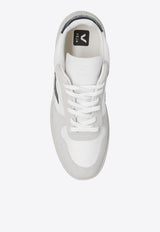 Veja V-10 Suede and Mesh Low-Top Sneakers White VX0101380B 0-WHITE NAUTICO