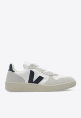 Veja V-10 Suede and Mesh Low-Top Sneakers White VX0101380B 0-WHITE NAUTICO