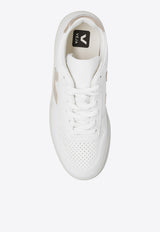 Veja V-10 Leather Low-Top Sneakers White VX0502935A 0-EXTRA WHITE PLATINE