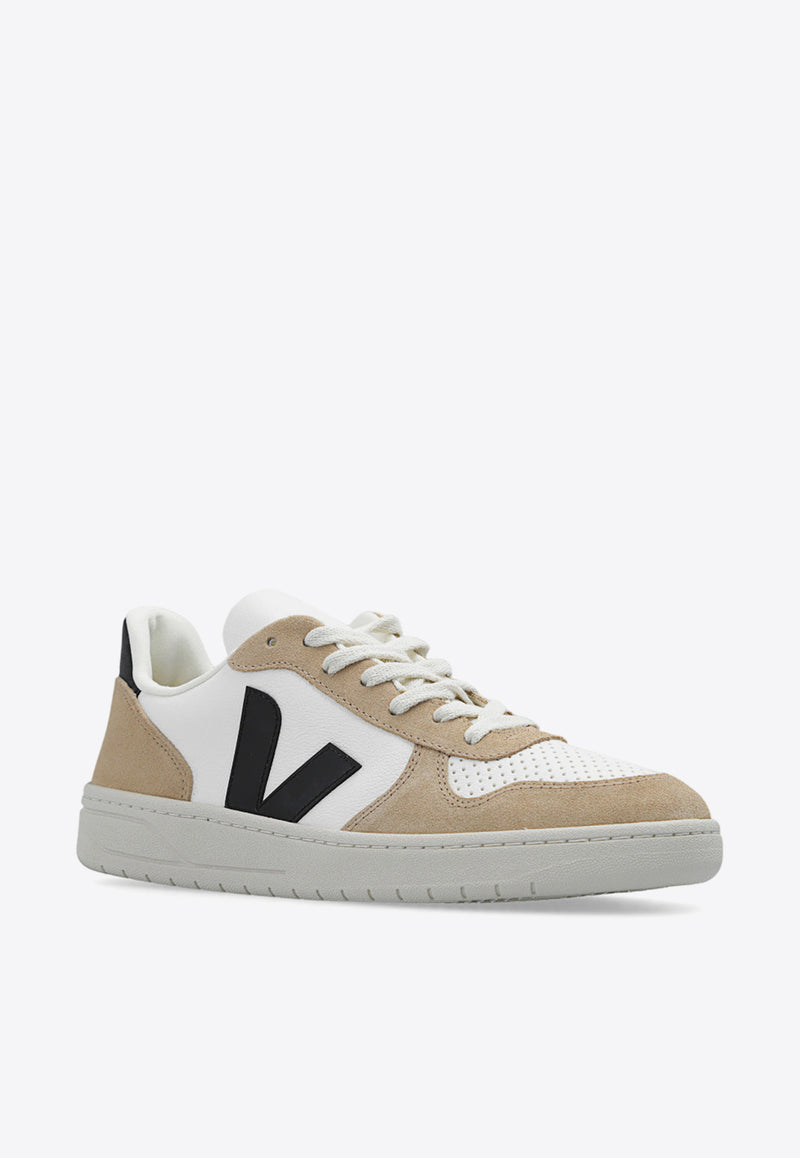 Veja V-10 Low-Top Sneakers White VX0503138B 0-EXTRA WHITE BLACK SAHARA