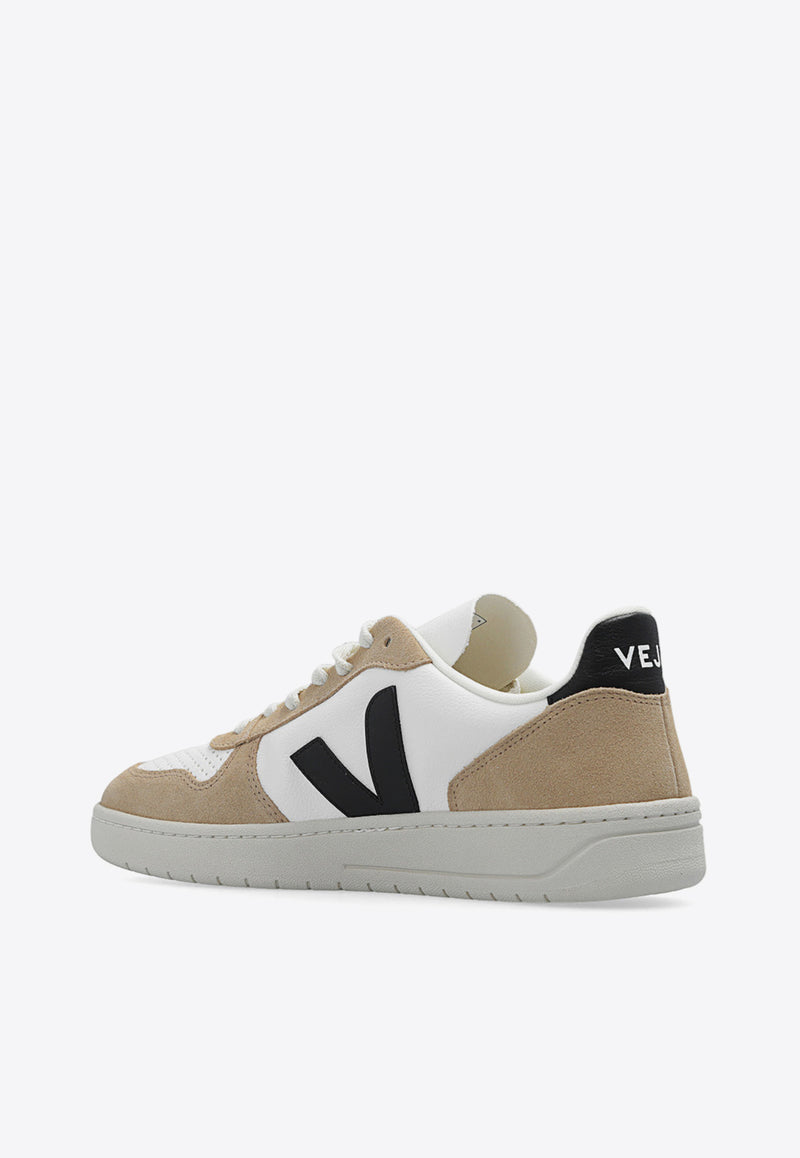 Veja V-10 Low-Top Sneakers White VX0503138B 0-EXTRA WHITE BLACK SAHARA