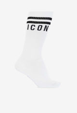 Logo Ribbed Socks