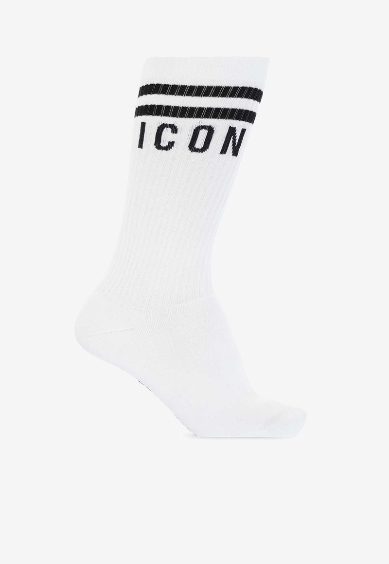 Logo Ribbed Socks