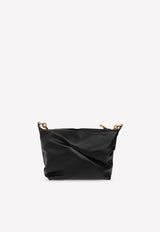 Jimmy Choo Diamond Hobo Bag in Soft Calf Leather DIAMOND SOFT HOBO S AQK-BLACK GOLD