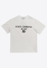 Dolce 
Gabbana Kids Boys DG Milano Crewneck T-shirt White L4JTEY G7E5G-W0800