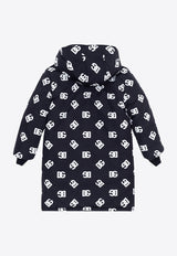 Dolce 
Gabbana Kids Girls All-Over DG Logo Jacket Black L5JBM7 G7F9S-HNVAA