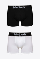 Palm Angels Logo Waistband Boxers - Set of 2 Multicolor PMUH003F22 FAB002-8484