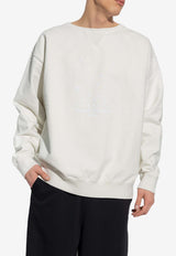 Numeric Logo-Embroidered Sweatshirt