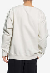 Numeric Logo-Embroidered Sweatshirt