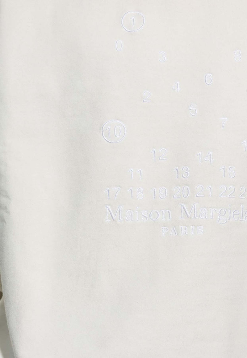 Numeric Logo-Embroidered Sweatshirt