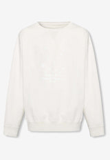 Numeric Logo-Embroidered Sweatshirt