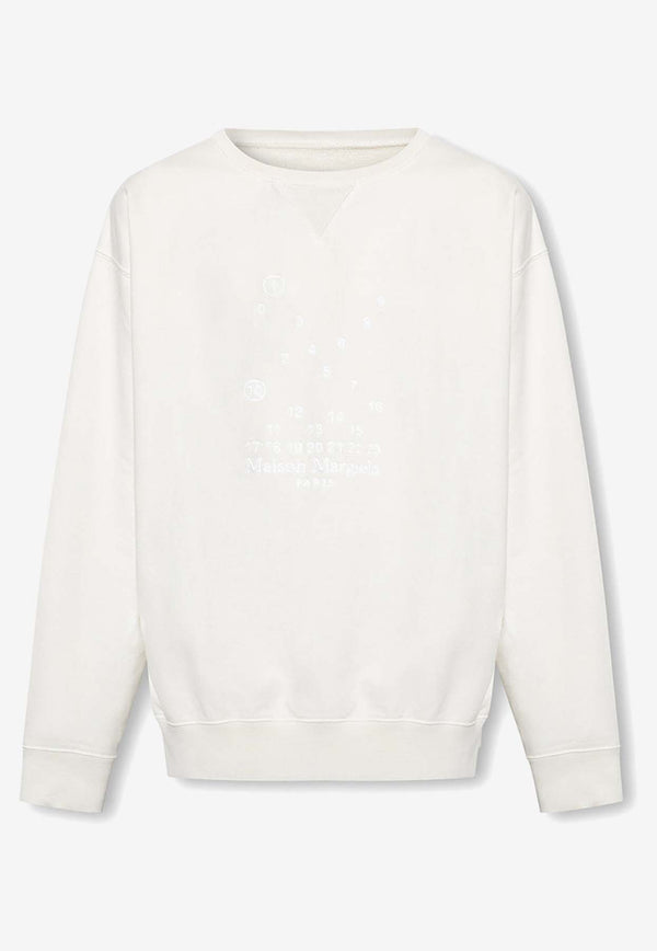 Numeric Logo-Embroidered Sweatshirt