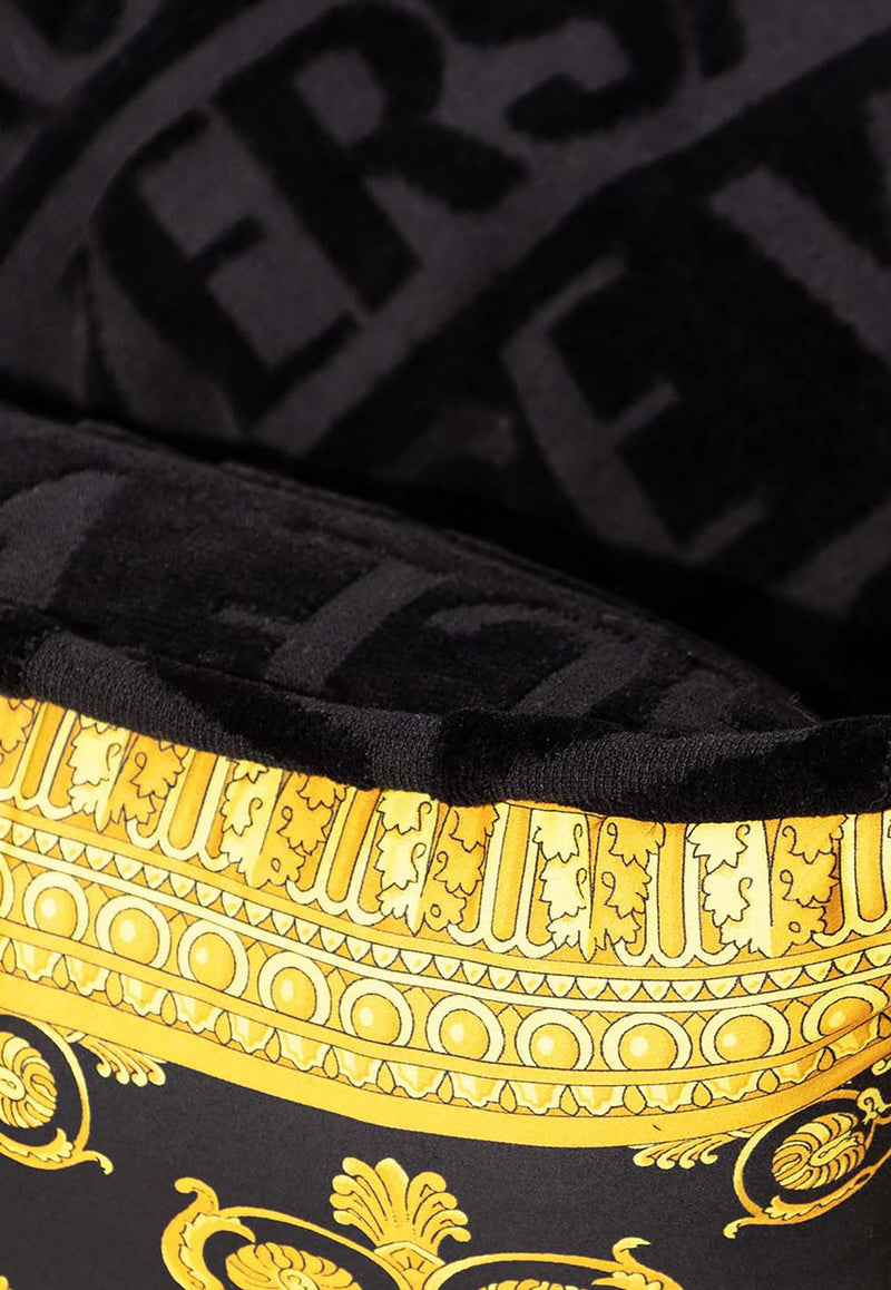 Versace Large I Love Baroque Jacquard Pet Bed Black ZDOGCUD10 ZCOSP052-Z4800