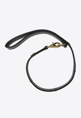 Versace Large Icon Leather Pet Leash Black ZDOGLACE5 ZPEL0061-Z1008