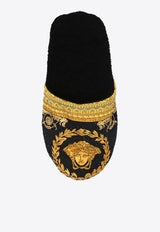 Versace Baroque Print Slippers Black ZSLB00008 ZCOSP052-Z4800