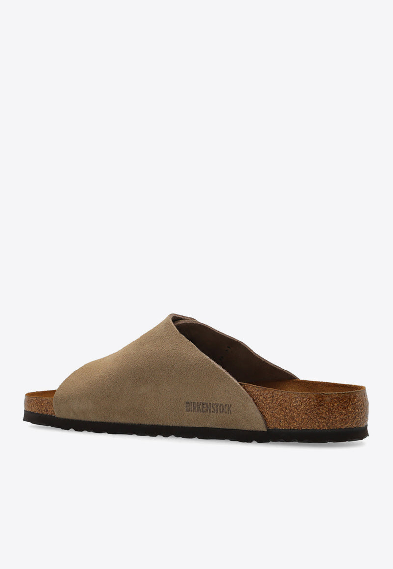 BirkenstockZurich Double-Strap Leather Slides50461 0-TAUPETaupe