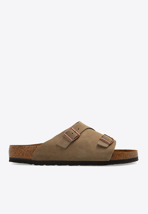 BirkenstockZurich Double-Strap Leather Slides50461 0-TAUPETaupe