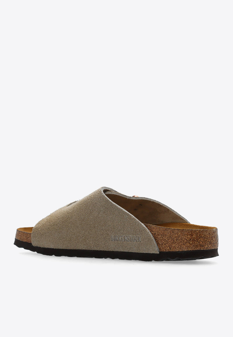 BirkenstockArizona Double-Buckle Leather Slides50463 0-TAUPETaupe