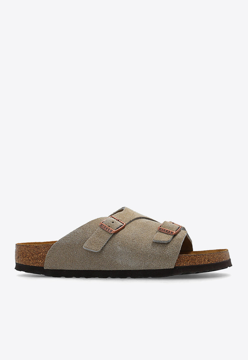 BirkenstockArizona Double-Buckle Leather Slides50463 0-TAUPETaupe