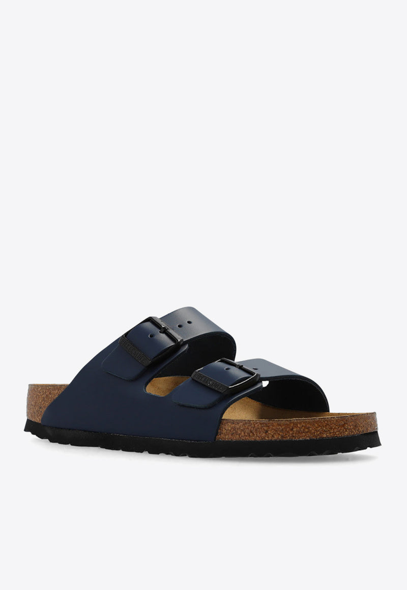 BirkenstockArizona Double-Strap Leather Slides51153 0-BLUENavy