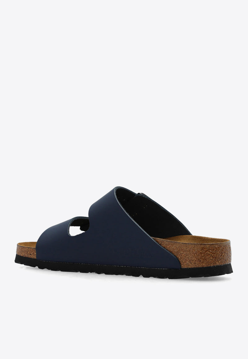 BirkenstockArizona Double-Strap Leather Slides51153 0-BLUENavy