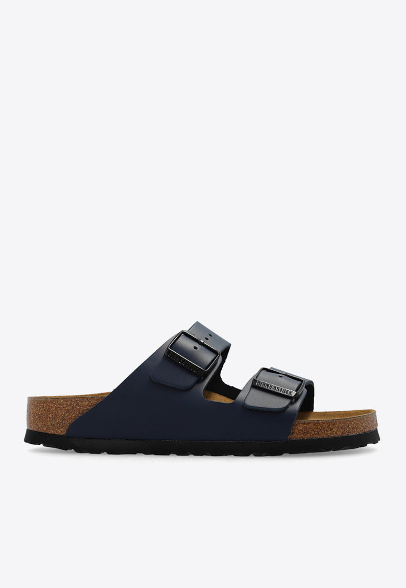 BirkenstockArizona Double-Strap Leather Slides51153 0-BLUENavy