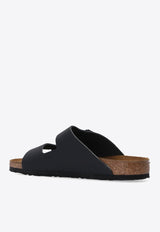 BirkenstockArizona Double-Strap Leather Slides51191 0-BLACKBlack