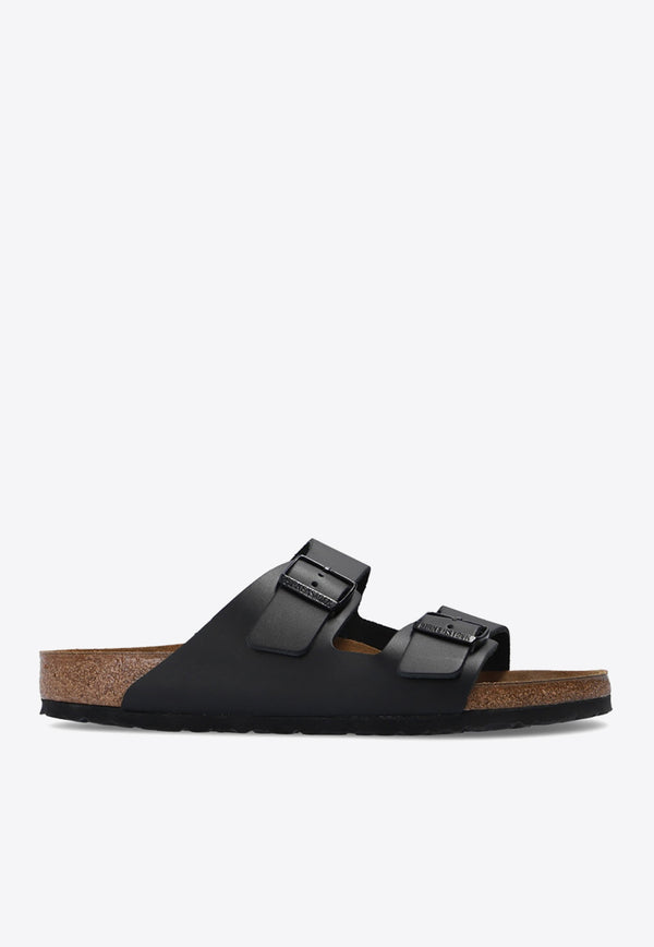 BirkenstockArizona Double-Strap Leather Slides51191 0-BLACKBlack