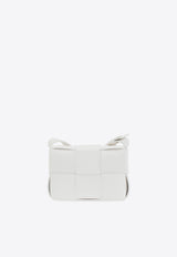 Bottega Veneta Candy Cassette Crossbody Bag White 666688 VMAY1-9009