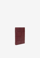 Bottega Veneta Medium Intreccio Bi-Fold Leather Wallet Bordeaux 667130 VCQC1-6208