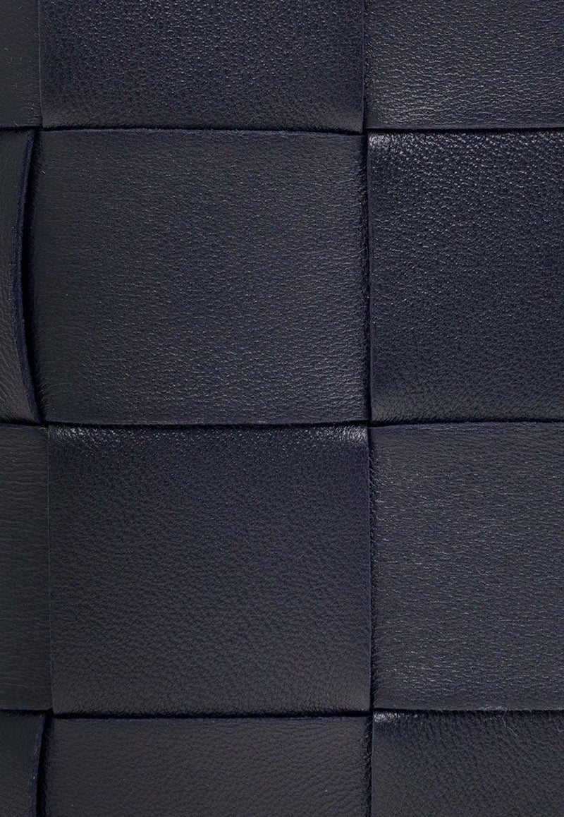 Bottega Veneta Medium Intreccio Bi-Fold Leather Wallet Space 667130 VCQC1-8837