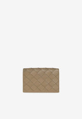 Bottega Veneta Intrecciato Leather Business Cardholder Taupe 667141 VCPP3-1520