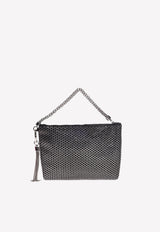 Jimmy Choo Callie Shoulder Bag Silver CALLIE IAM-BLACK