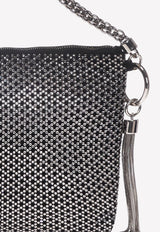 Jimmy Choo Callie Shoulder Bag Silver CALLIE IAM-BLACK