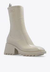 Chloé Betty 70 Mid-Calf Rain Boots Beige CHC22A23 9Z2-28U