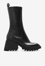 Chloé Betty 70 Mid-Calf Rain Boots Black CHC22A239 Z2-001