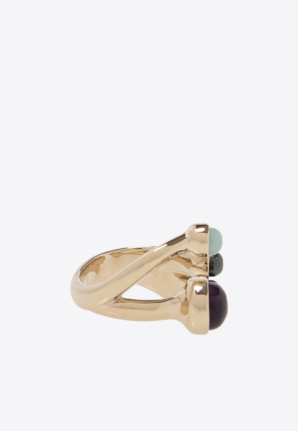 Chloé Zodiac Aquarius Ring Gold CHC22UFR21 TT1-9CK